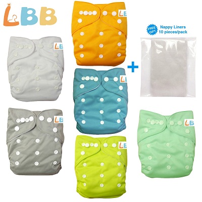 LBB Baby Diapers Reusable Cloth Pocket Diapers