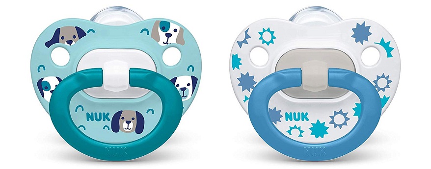 NUK Orthodontic Pacifiers, Boy, 6-18 Months