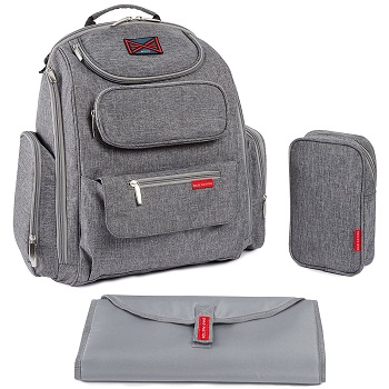 Bag Nation Diaper Bag Backpack with Stroller Straps