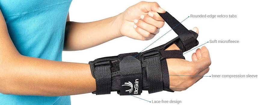 Bioskin Wrist Brace with Thumb Stabilizer