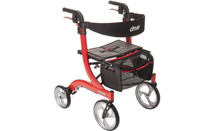 Rolling Walker With Seat Covered By Medicare - Velcromag