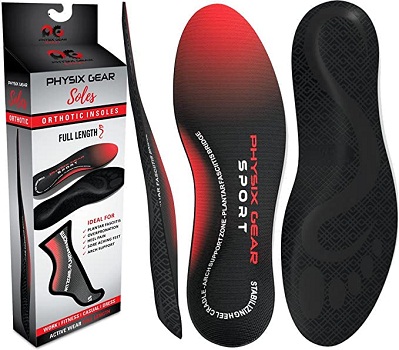 Physix Gear Full length Orthotic Inserts