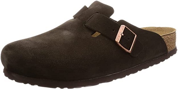 Birkenstock Unisex Boston Soft Footbed Leather Clog Shoes For Nurses