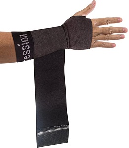 Copper Compression Recovery Wrist Sleeve with Adjustable Wrap for Extra Support