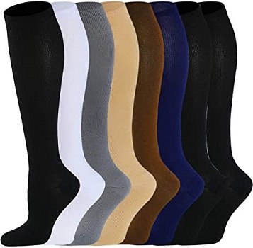 Copper Knee High Compression Socks For Men & Women