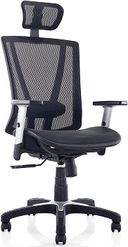 Ergomax Fully Meshed Ergonomic Height Adjustable Back Support Office Chairs