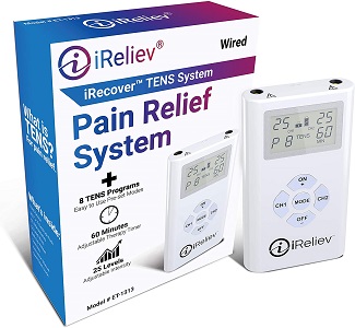 iReliev Pain Relief System Dual Channel Tens Massager