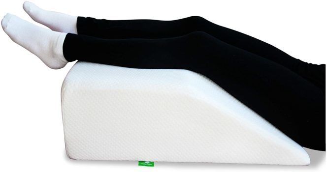 Post-Surgery Elevating Leg Rest Pillow with Memory Foam