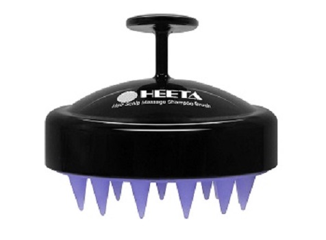 Heeta Scalp Care Hair Brush with Soft Silicone Scalp Massager