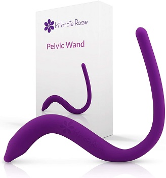 Intimate Rose Pelvic Wand Trigger Point & Tender Point Release for Pelvic Floor Muscles - Men & Women - Pelvic Physical Therapy Use