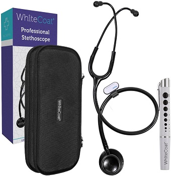 White Coat Dual Head Professional Stethoscope