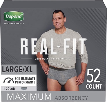 Depend Real Fit Incontinence Underwear For Men