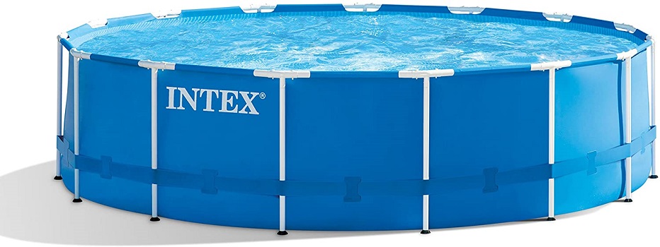 Intex 15ft x 48in Metal Frame Permanent Above Ground Pool