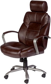 OneSpace Commodore II Big & Tall Leather Executive Office Chair