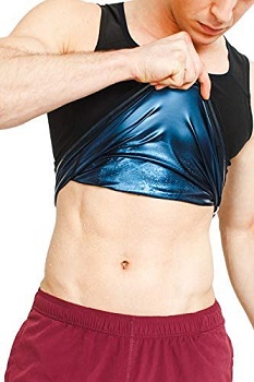 Sweat Shaper Men's Premium Slimming Shapewear Workout Sauna Tank Top Vest