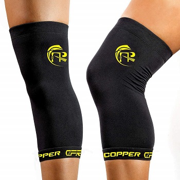 CFR Copper Knee Sleeves Knee Support Copper Infused