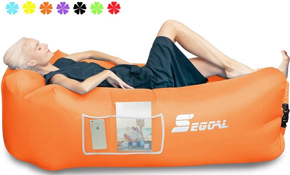 SEGOAL Inflatable Lounger Air Sofa With Pillow