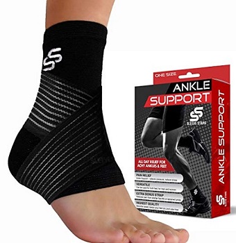 Extensor Tendonitis Foot Brace - Ankle Wrap for Sprain, Tendonitis & Heel Pain Relief 
