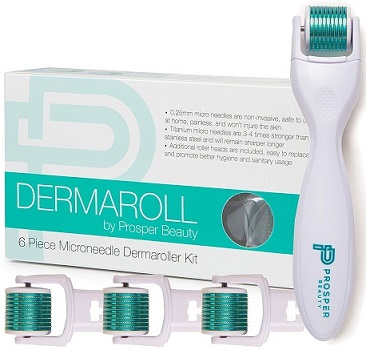 Derma Roller Microneedle 6 Piece Kit