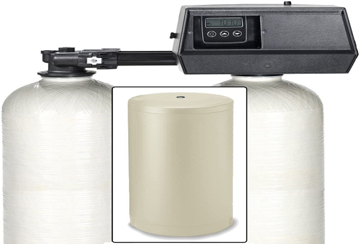 Abundant Flow Water WS-48k-91SXT 9100sxt complete softener, Almond