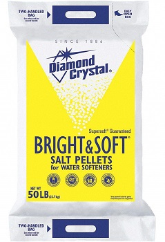 Diamond Crystal Water Softener Salt, Bright & Soft Series