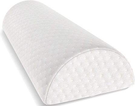 Half Moon Bolster Pillow - Knee Pillow for Back Pain Relief