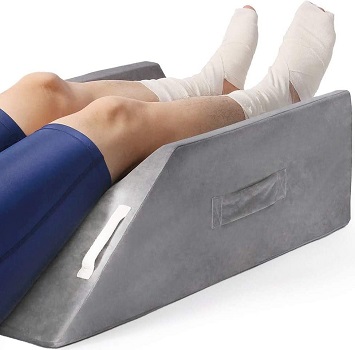 LightEase Post-Surgery Leg, Knee, Ankle Elevation Double Wedge Pillow