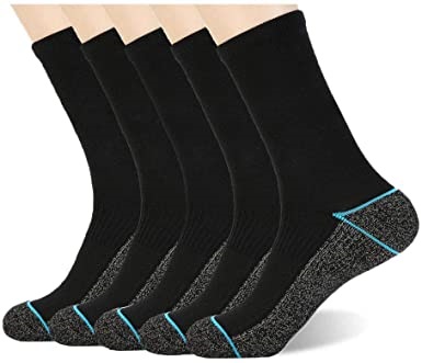 Kodal Copper Infused Athletic Crew Socks for Mens and Womens