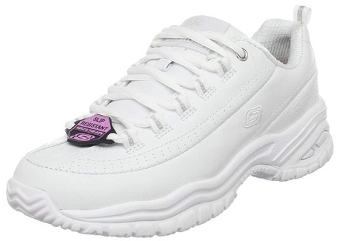 SKETCHERS FOR WORK WOMEN SOFT STRIDE-SOFTIE LACE UP