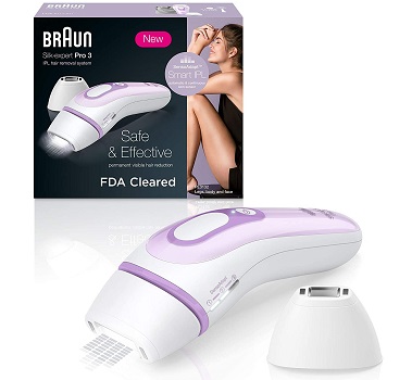 Braun IPL Hair Removal for Women, Silk Expert Pro 3 PL3111 with Venus Smooth Razor