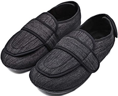 MEJORMEN Men’s Diabetic Velcro Shoes for Elderly