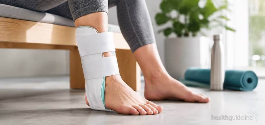 Aircast Air-Stirrup ankle brace providing supportive stabilization for ankle recovery and everyday mobility.