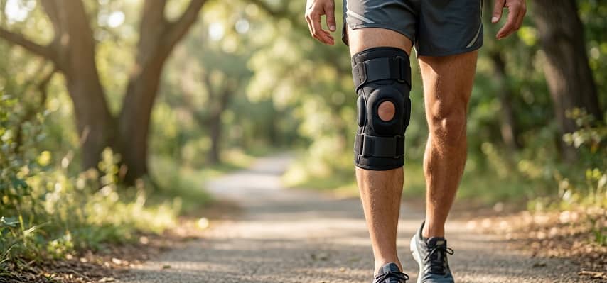Hyperextended Knee Brace